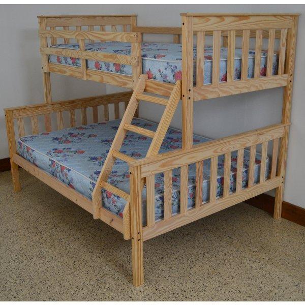 Twin over Full Mission Bunkbed - The Charming Bench Company