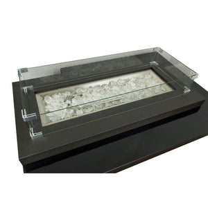 Two Tiered Glass Top Fire Pit Fire Pits