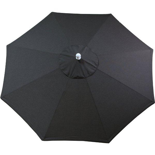 9ft black patio umbrella 9 ft Market Umbrella by LuxCraft