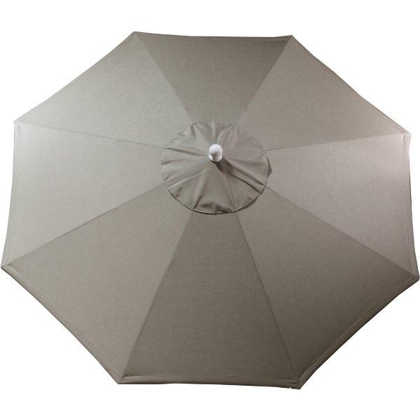 9 ft gray patio umbrella 9 ft Market Umbrella by LuxCraft