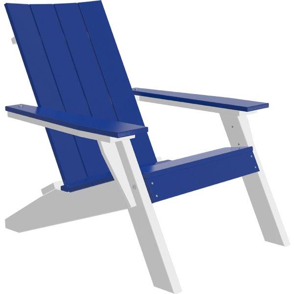 Urban Adirondack Chair Adirondack Chair Blue &amp; White