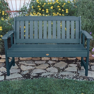 USA Lehigh Synthetic Wood Garden Bench Garden Bench