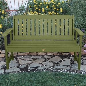 USA Lehigh Synthetic Wood Garden Bench Garden Bench