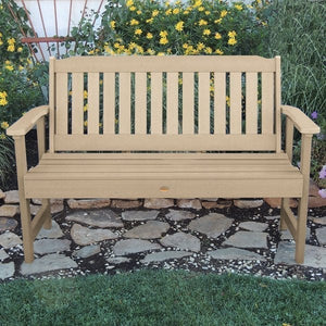 USA Lehigh Synthetic Wood Garden Bench Garden Bench