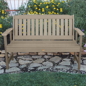USA Lehigh Synthetic Wood Garden Bench Garden Bench