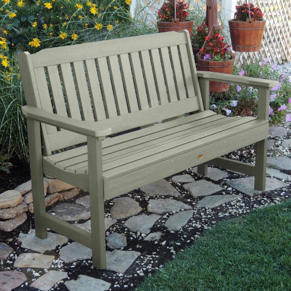 USA Lehigh Synthetic Wood Garden Bench Garden Bench