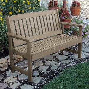 USA Lehigh Synthetic Wood Garden Bench Garden Bench
