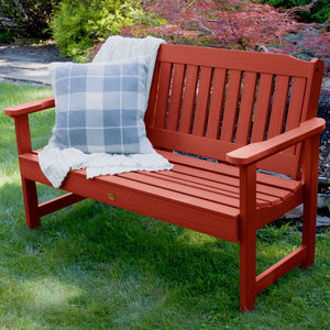 USA Lehigh Synthetic Wood Garden Bench Garden Bench
