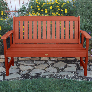 USA Lehigh Synthetic Wood Garden Bench Garden Bench