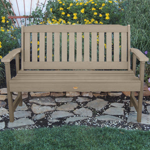 USA Lehigh Synthetic Wood Garden Bench Garden Bench