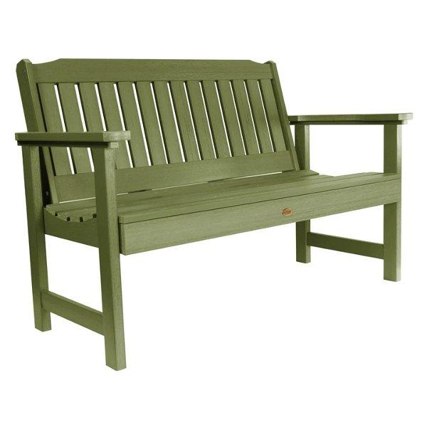USA Lehigh Synthetic Wood Garden Bench Garden Bench 4ft / Dried Sage