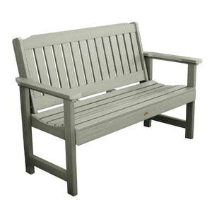 USA Lehigh Synthetic Wood Garden Bench Garden Bench 4ft Wide Bench / Eucalyptus