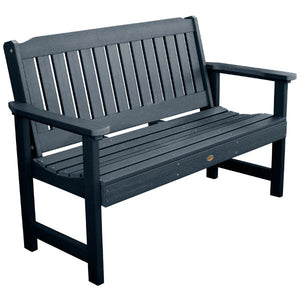 USA Lehigh Synthetic Wood Garden Bench Garden Bench 5ft Wide Bench / Federal Blue