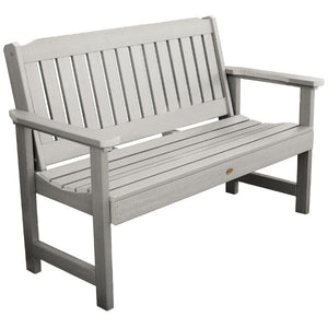 USA Lehigh Synthetic Wood Garden Bench Garden Bench 5ft Wide Bench / Harbor Gray