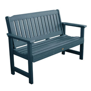 USA Lehigh Synthetic Wood Garden Bench Garden Bench 5ft Wide Bench / Nantucket Blue