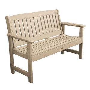 USA Lehigh Synthetic Wood Garden Bench Garden Bench 5ft Wide Bench / Tuscan Taupe