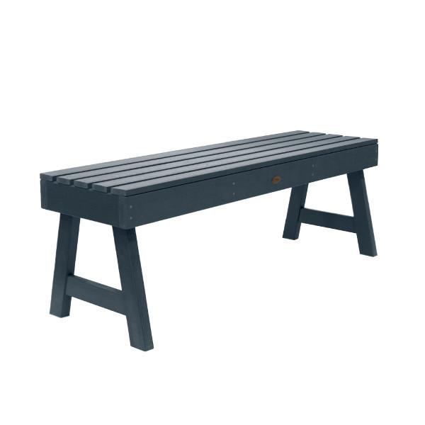 USA Weatherly Backless Picnic Bench Picnic Bench 4ft / Federal Blue