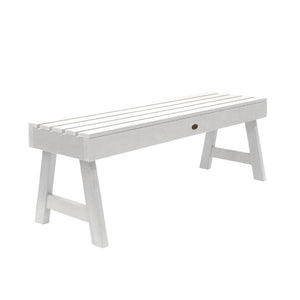 USA Weatherly Backless Picnic Bench Picnic Bench 4ft / White