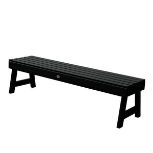 USA Weatherly Backless Picnic Bench Picnic Bench 5ft / Black