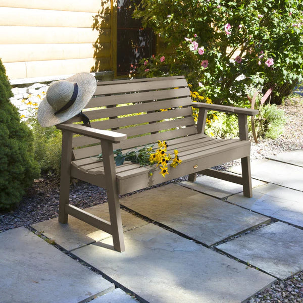 USA Weatherly Synthetic Wood Garden Bench Garden Bench