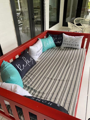 A & L Furniture VersaLoft Mission Hanging Daybed with Chain Daybed Twin / Unfinished