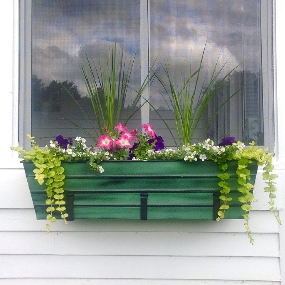 brackets for hanging planter boxes Wall Mount Flower Box Brackets