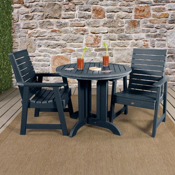 Weatherly 3pc Round Dining Height Table Set Dining Table