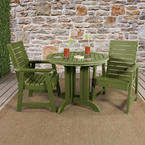 Weatherly 3pc Round Dining Height Table Set Dining Table