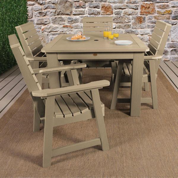 Weatherly 5pc Square Dining Table Set Dining Set
