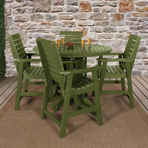 Weatherly Outdoor 5pc Round Counter Dining Set Dining Set
