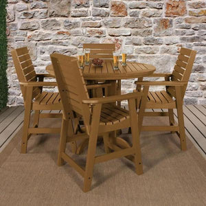 Weatherly Outdoor 5pc Round Counter Dining Set Dining Set
