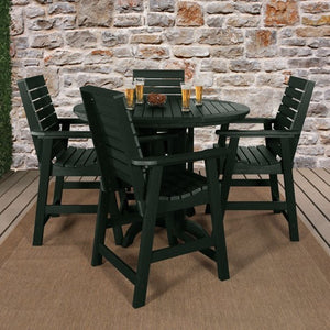 Weatherly Outdoor 5pc Round Counter Dining Set Dining Set