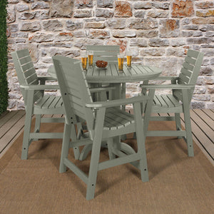 Weatherly Outdoor 5pc Round Counter Dining Set Dining Set