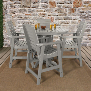 Weatherly Outdoor 5pc Round Counter Dining Set Dining Set