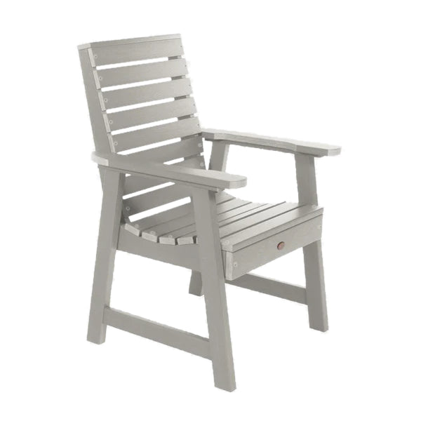 Weatherly Outdoor Counter Height Armchair Dining Chair Harbor Gray