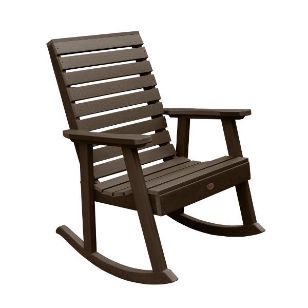 Weatherly Outdoor Rocking Chair Rocking Chair Weathered Acorn