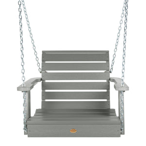 Weatherly Single Seat Swing Seat Swing Coastal Teak