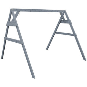 Western Red Cedar 2x4 A-Frame Swing Stand for Swing or Swingbed (Hangers Included) Porch Swing Stand 6ft / Gray Stain