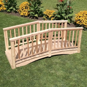 Western Red Cedar Baluster Bridge Bridge 3' x 8' / Unfinished