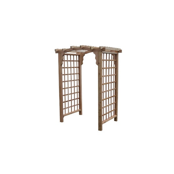 Western Red Cedar Cambridge Arbor Porch Swing Stand 4ft / Unfinished