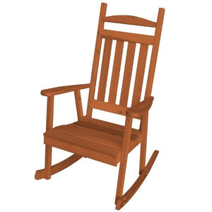 Western Red Cedar Classic Porch Rocker Rocking Chair