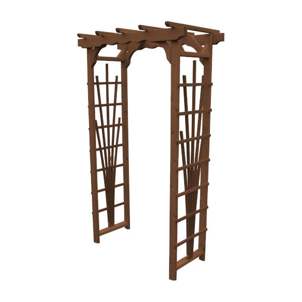 Western Red Cedar Concord Arbor Porch Swing Stand 3ft / Mushroom Stain