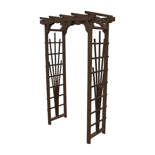 Western Red Cedar Concord Arbor Porch Swing Stand 3ft / Walnut Stain