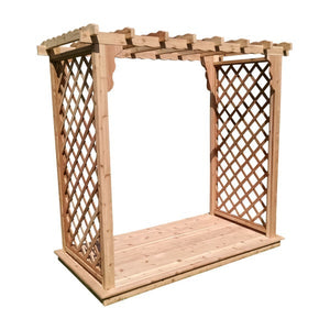 Western Red Cedar Covington Arbor & Deck Porch Swing Stand