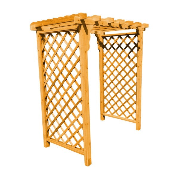 Western Red Cedar Covington Arbor Porch Swing Stand 5ft / Natural Stain