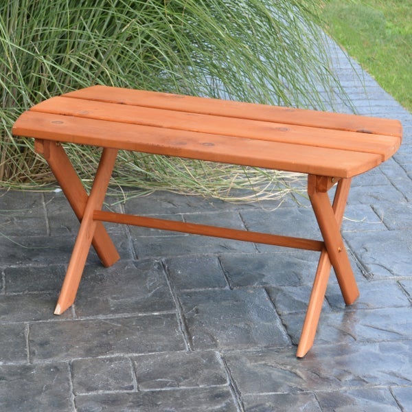 Western Red Cedar Folding Coffee Table Coffee Table