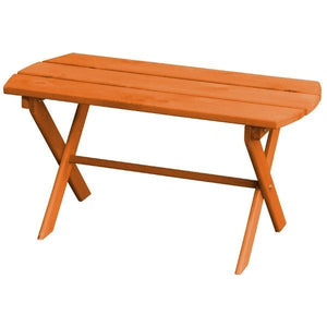 Western Red Cedar Folding Coffee Table Coffee Table Redwood Stain