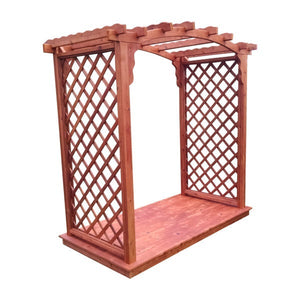 Western Red Cedar Jamesport Arbor & Deck Porch Swing Stand