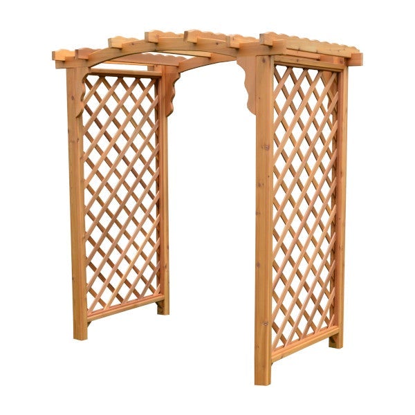 Western Red Cedar Jamesport Arbor Porch Swing Stand 5ft / Natural Stain