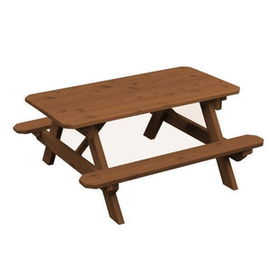 Western Red Cedar Kids Picnic Table Picnic Table